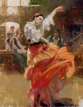 Flamenco in Red 46x36